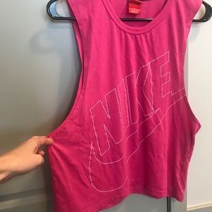 NIKE Pink Muscle Tank in Like-New Condition